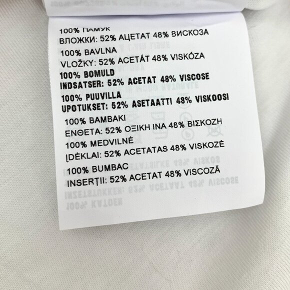 Miu Miu White Logo Embroidered Short-Sleeve T-Shirt W/ Pink Hem XS - Picture 4 of 8